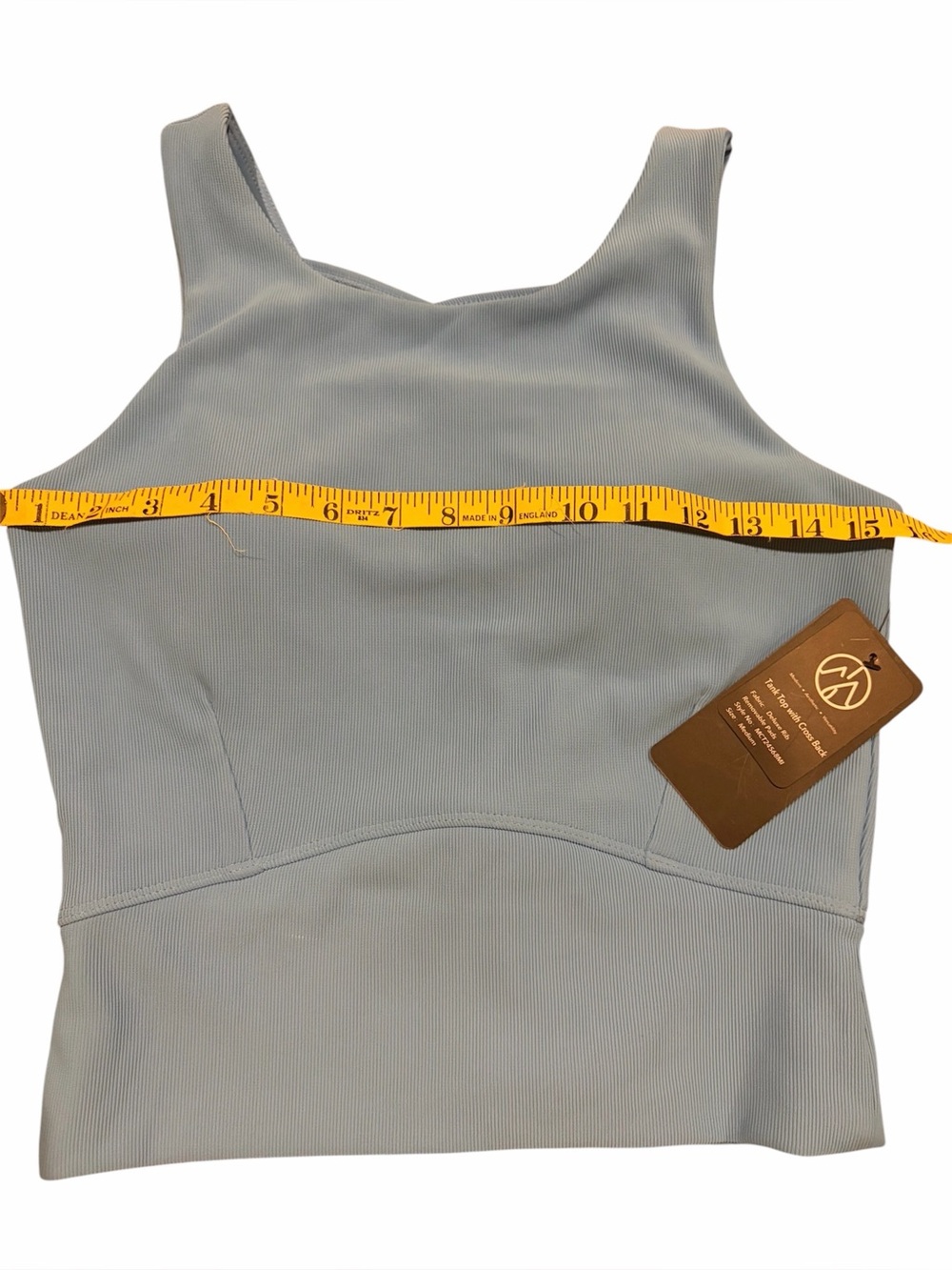 NWT Move Theology Blue Sports Bra - Picture 4 of 10